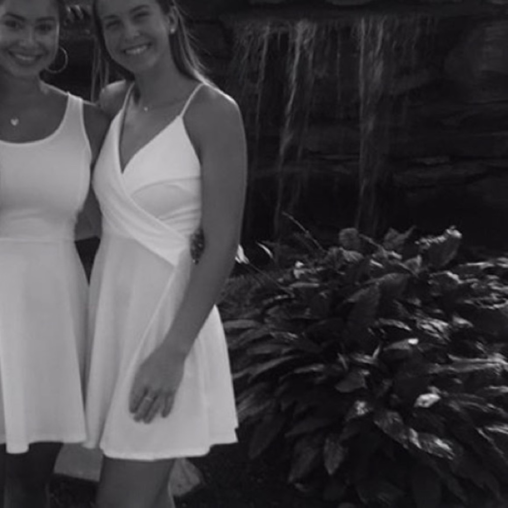 White sweet sixteen dress